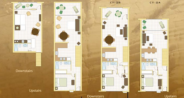 floor plan Simpson Bay Resort & Marina