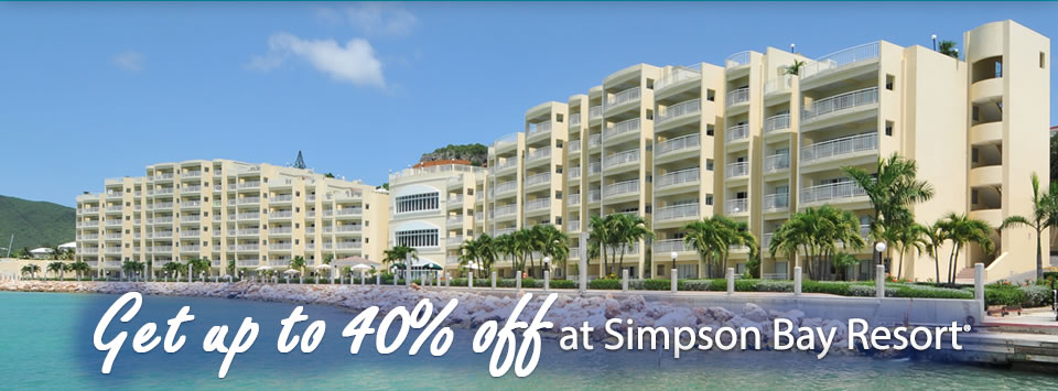 Get 30% off at Simpson Bay Resort in 2013!