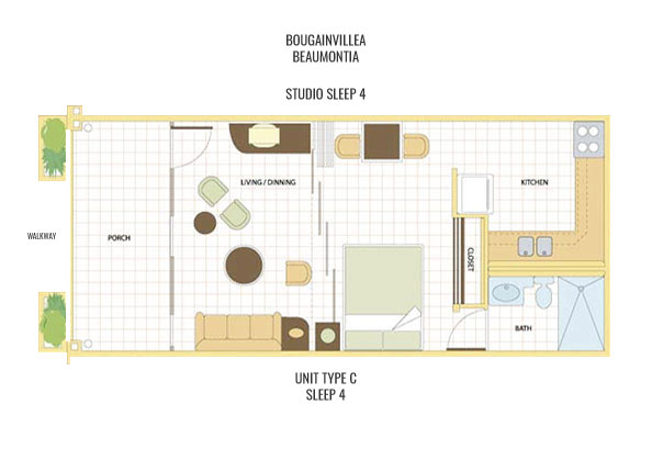 Floor Plann Unit Type C