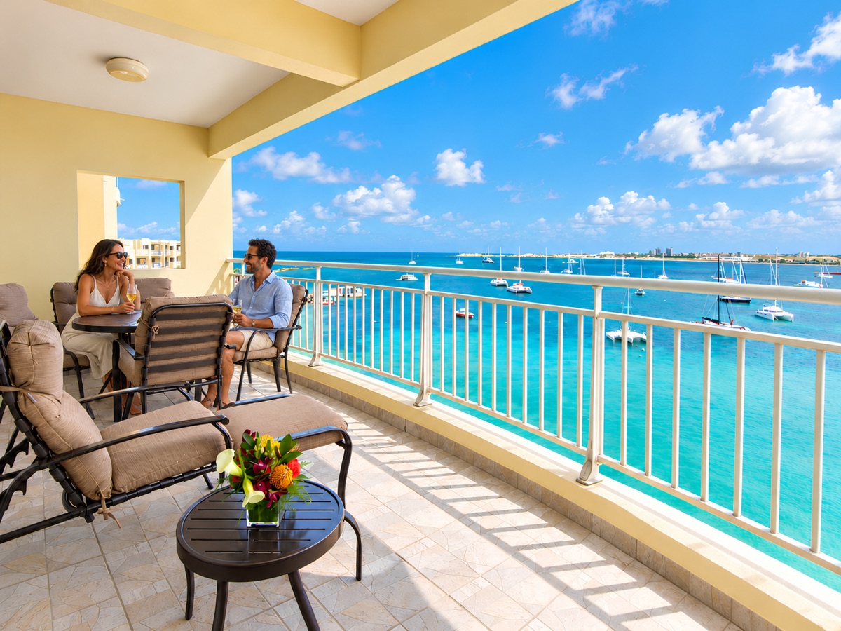 The Villas at Simpson Bay Resort - One Bedroom Suite Terrace Ocean Front