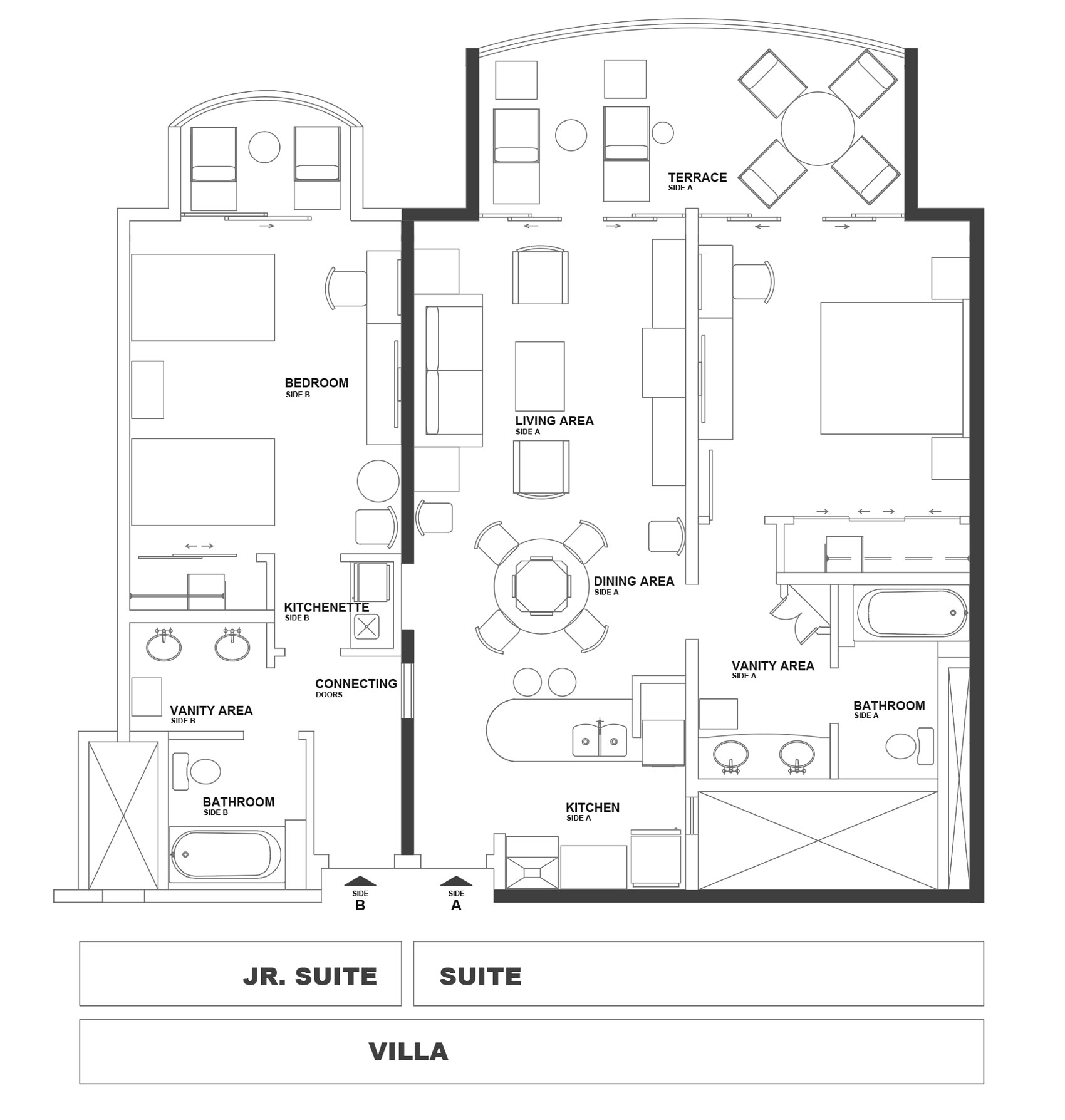 The Villas at Simpson Bay Resort - Floor Plan