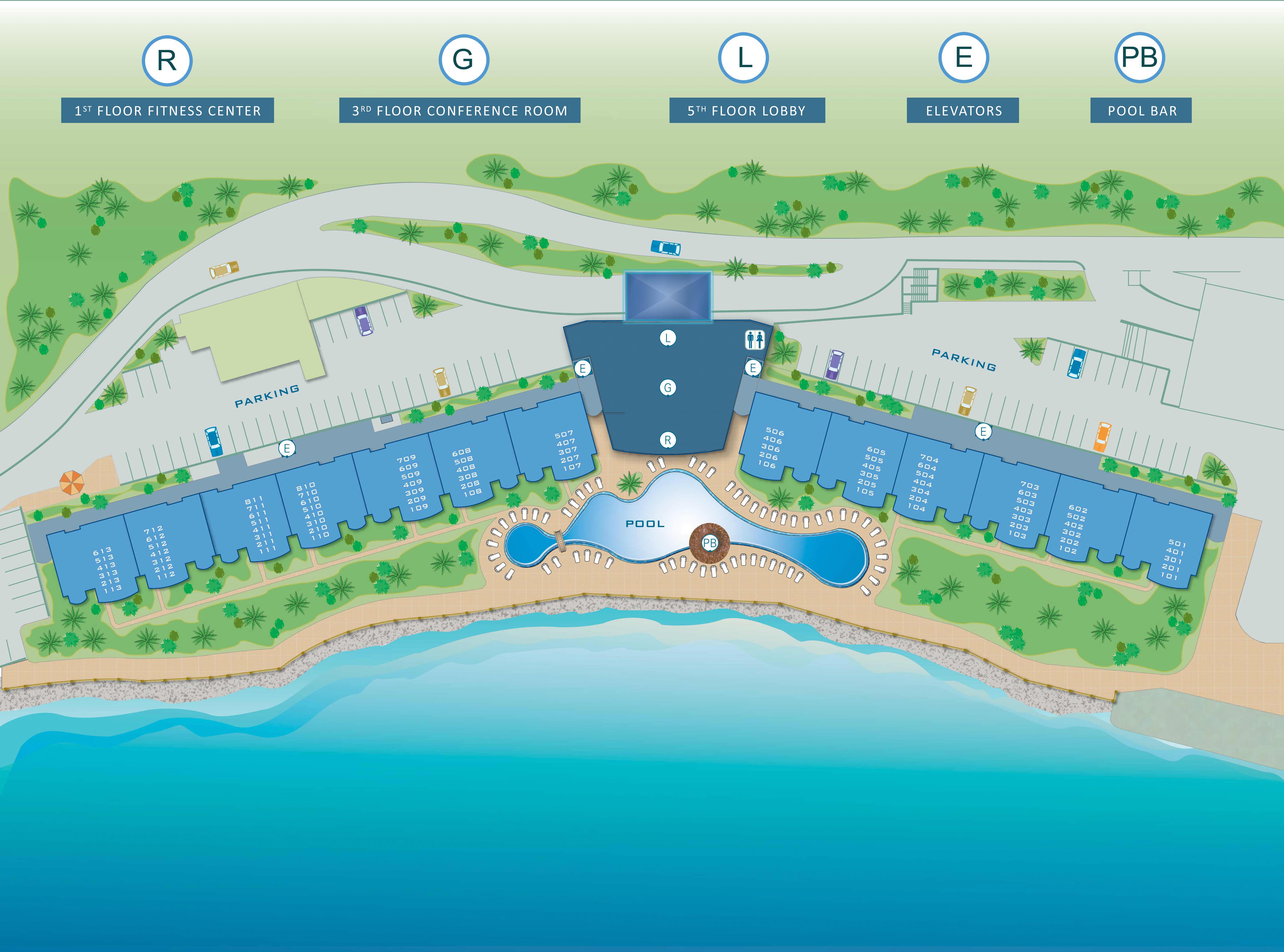 The Villas at Simpson Bay Resort - Site Plan